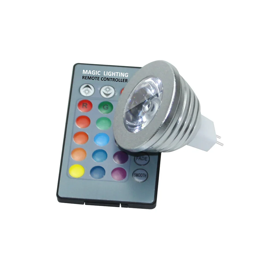 Светодиодный RGB светильник E27/GU10 16 цветов AC: 86 265 в MR16 DC:12 В|mr16 led spotlight|spotlight casemr16 110v |