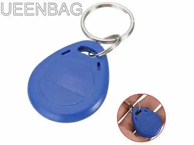 Перезаписываемая RFID 125 кГц T5577 бесконтактная идентификационная карта жетон бирка брелки для ключей брелок синий копия клон пустая карта контроль доступа