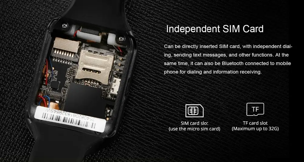 Q18 Bluetooth Смарт-часы Q18 фитнес-трекер сенсорный экран Поддержка приложения загрузка TF sim-карты камера циферблат/звонок для телефона Android