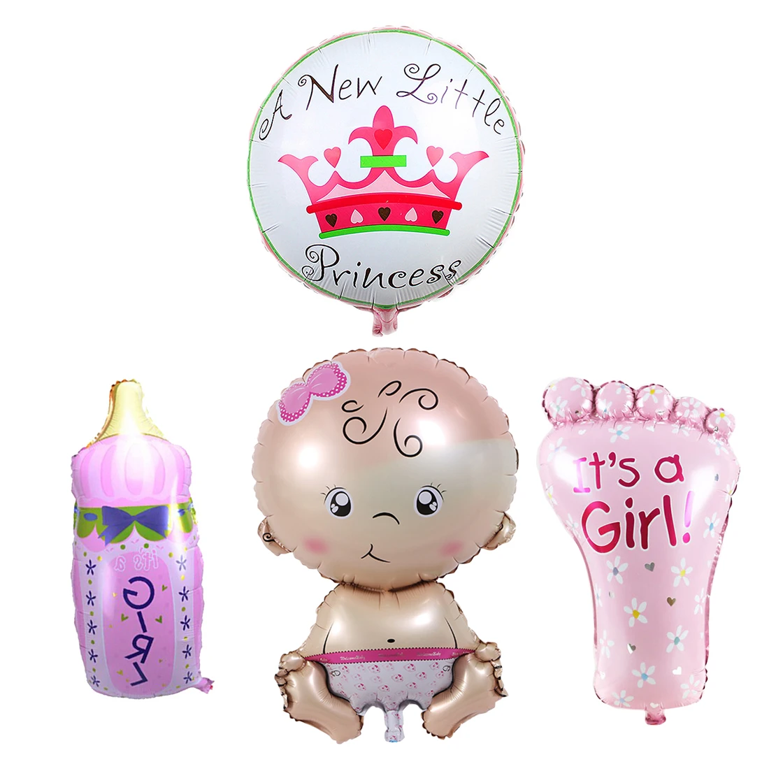 4 шт./компл. фольгированные воздушные шары Baby Shower для украшения темативечерние