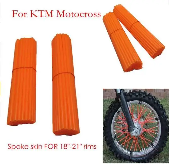 Накладки на спицы для мотоцикла KTM Kawasaki обод колеса кроссового велосипеда CRF KXF YZ