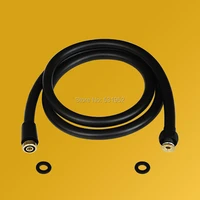 pvc 1 5m60 high pressure black pvc handheld shower hose stainless steel shower hose explosion proof pipes bathroom accessories