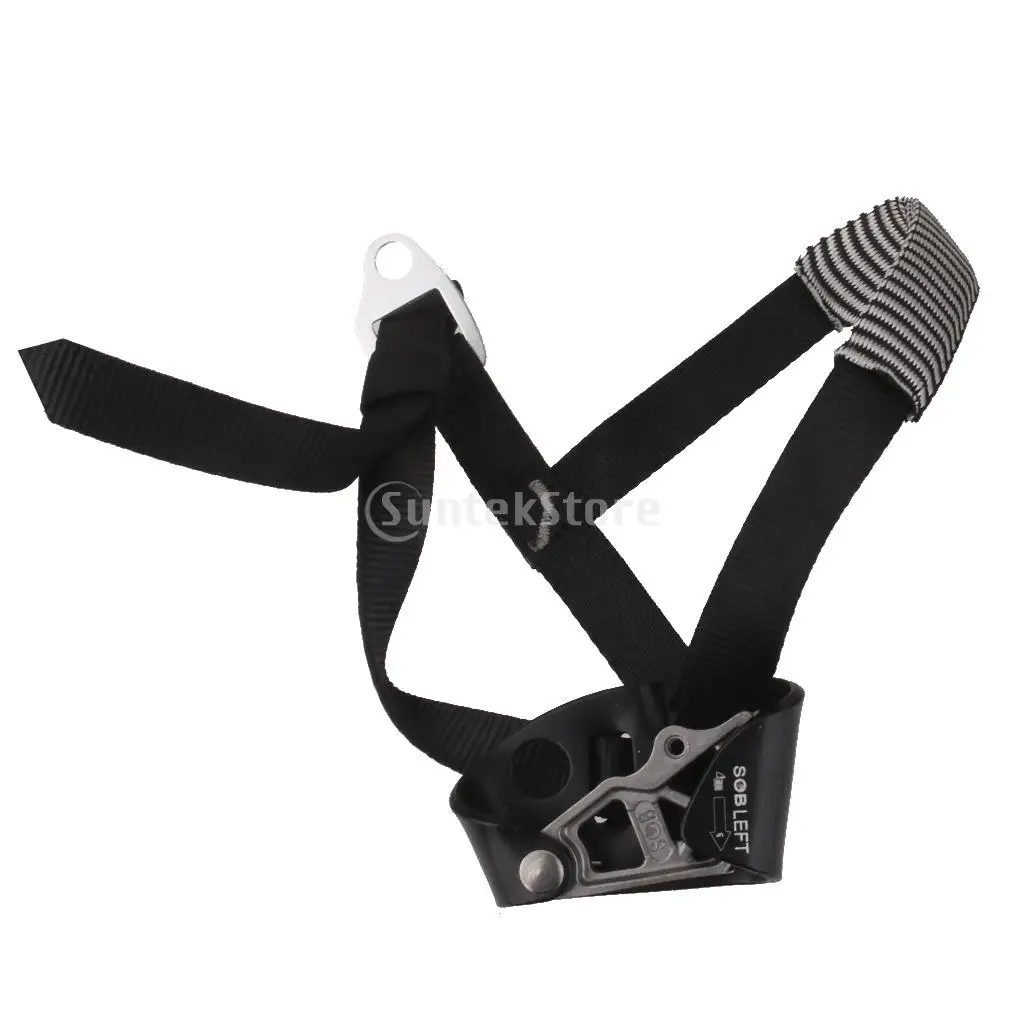 

Left Foot Ascender Riser Rock Climbing Mountaineering Equipment - Black