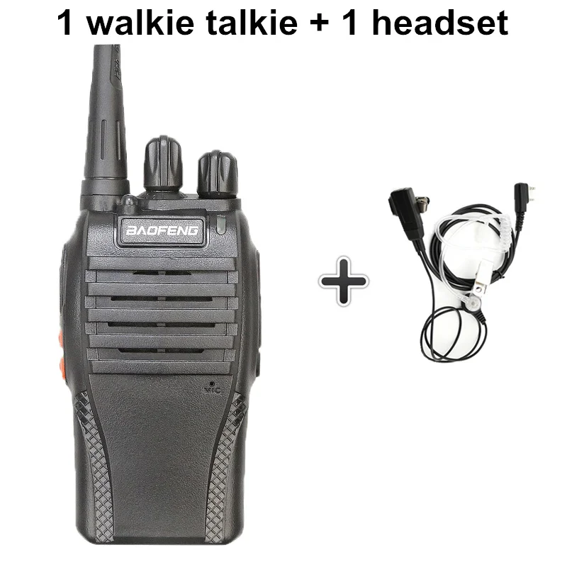 Add a earpiece Бесплатный наушник 5 Вт UHF 400-470 МГц Частота Baofeng BF-999S портативная рация Портативная радиостанция Ham радио Hf трансивер Bf-888s - Цвет: Add a earpiece