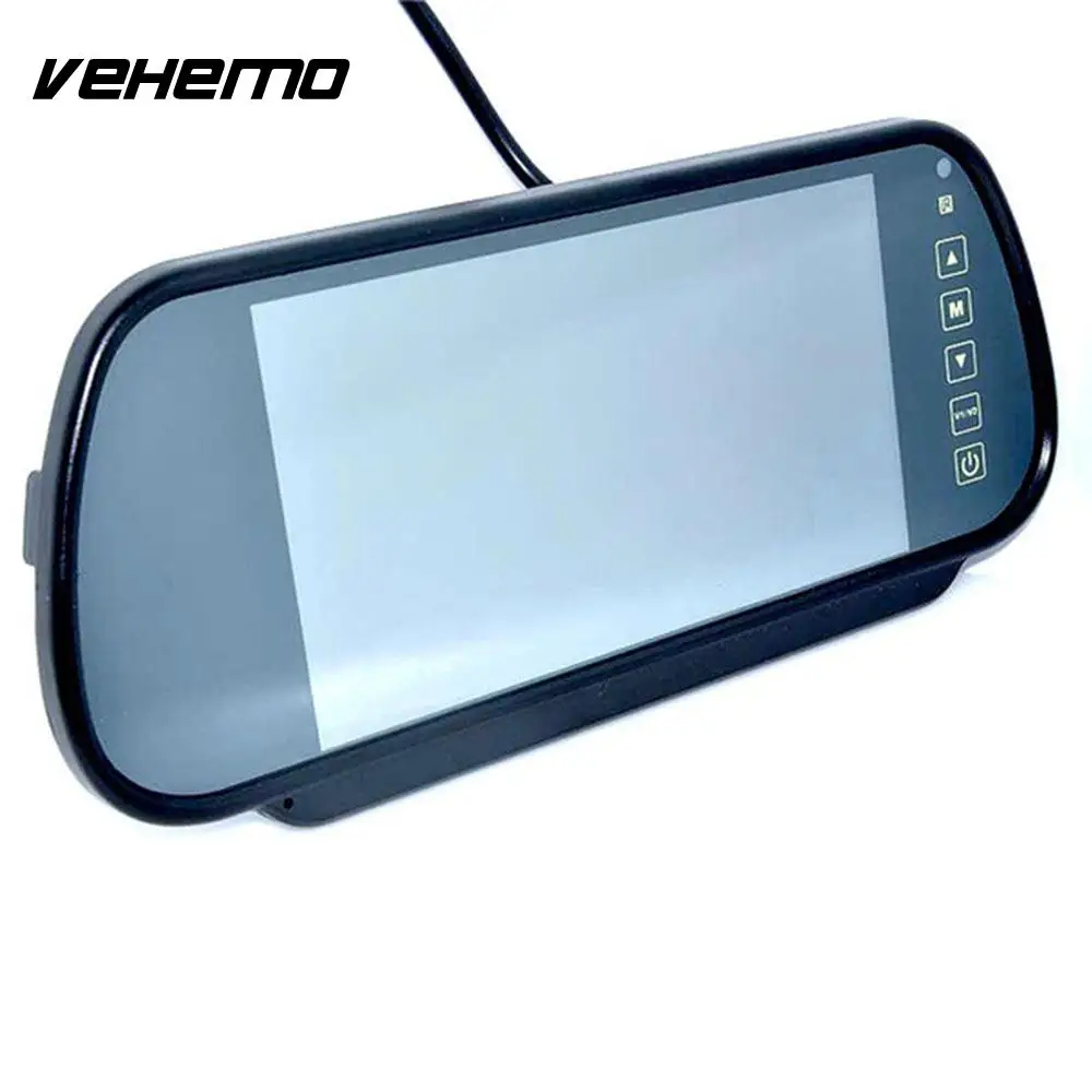 Vehemo 7 дюймов IP68 запасная камера автомобильный монитор заднего вида фотовспышка