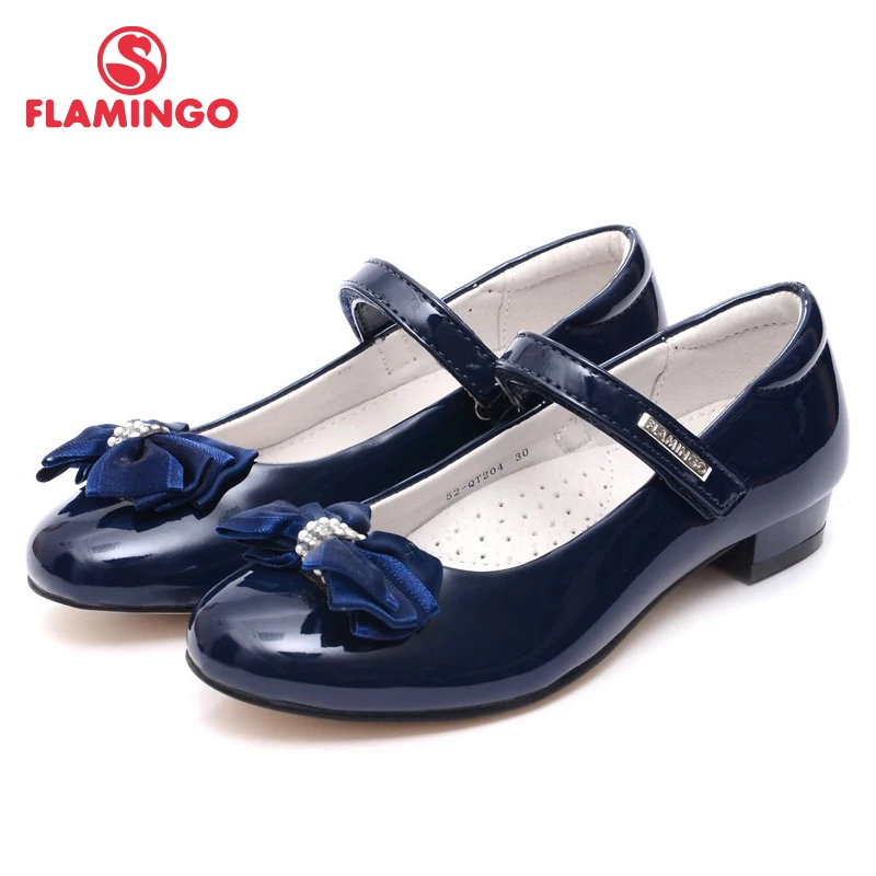 Новинка 2016 года весенне Осенняя детская обувь с фламинго модная классическая