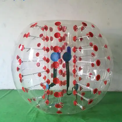 red dot Dia 1,2 m мыльный пузырь из pvc Футбол мяч игрушка для детей Зорб мяч надувной Human Hamster бампер мяч - Цвет: red dot