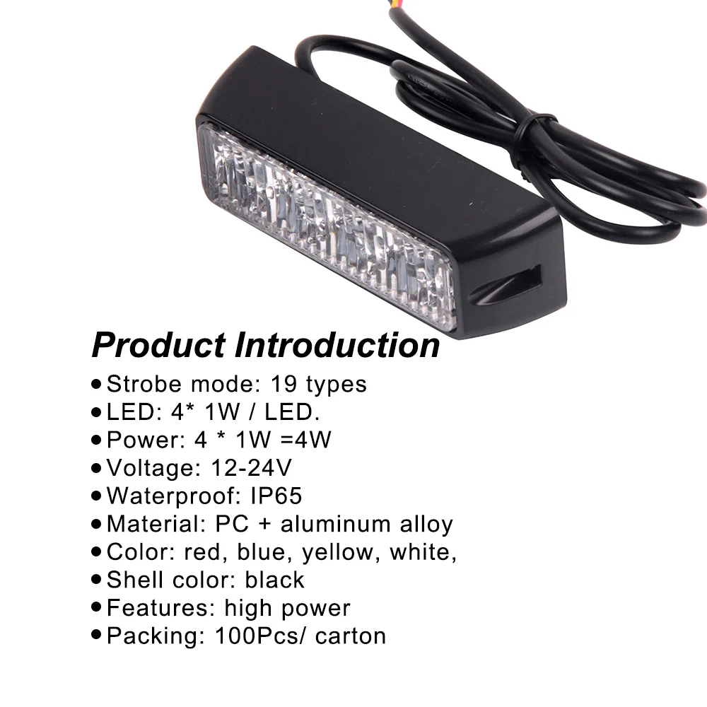 Сигнальная лампа синего цвета новейший дизайн сигнальная 4 Вт Автомобильный