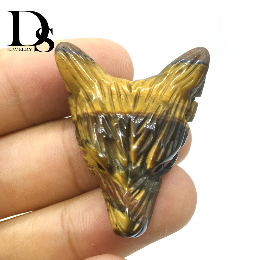 DS 3 см природный тигровый глаз кристалл резной Искусственный драгоценный камень