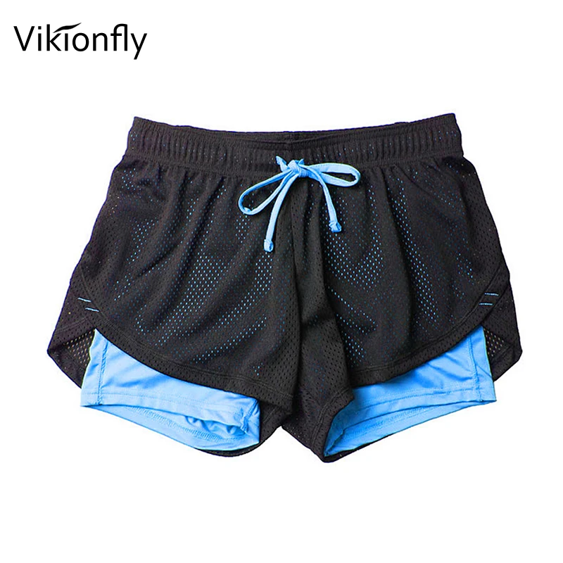 Vikionfly унисекс летние шорты для йоги женские сетчатые спортзала тренировок женщин