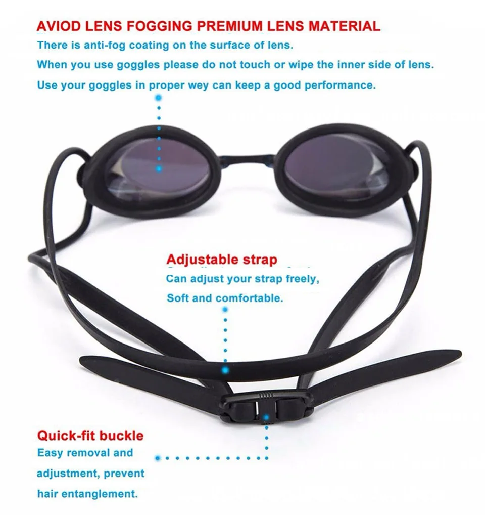 Новые профессиональные очки для плавания, очки для мужчин и женщин, очки для плавания, анти-туман, УФ-защита, регулируемые водонепроницаемые очки для плавания, очки для взрослых