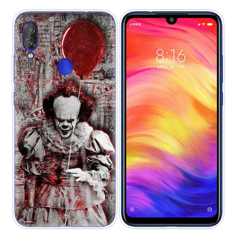 09 Чехол Pennywise с рисунком клоуна для Xiaomi mi Play 8 A2 6X, чехол для Red mi 6 6A Note 7 6 5 4 4X Lite Pro, задняя крышка - Цвет: 09