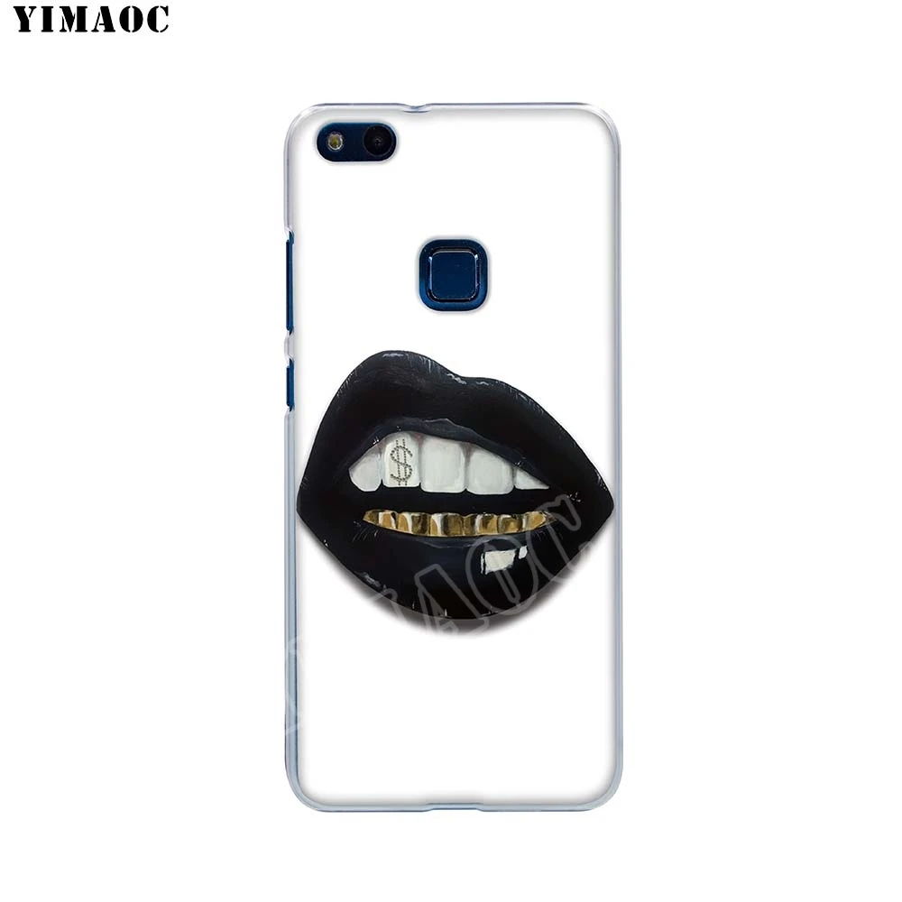 YIMAOC Lips Tattoo Ideas Soft TPU Silicone Cover for Huawei Mate 20 Pro Lite Nova3 3i Case Honor 10 8X Cases |