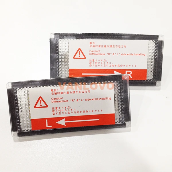 

2x 18-SMD LED License Number Plate Lights for BMW 3er E46 2-door Coupe Convertible E46 M3 Facelift 2004-2006