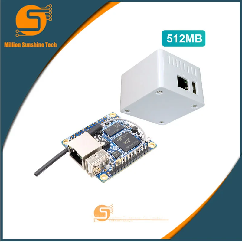 Orange Pi Zero Set4: Orange Pi Zero512MB+ защитный белый чехол H2 четырехъядерный макетная плата с открытым исходным кодом beyond Raspberry Pi