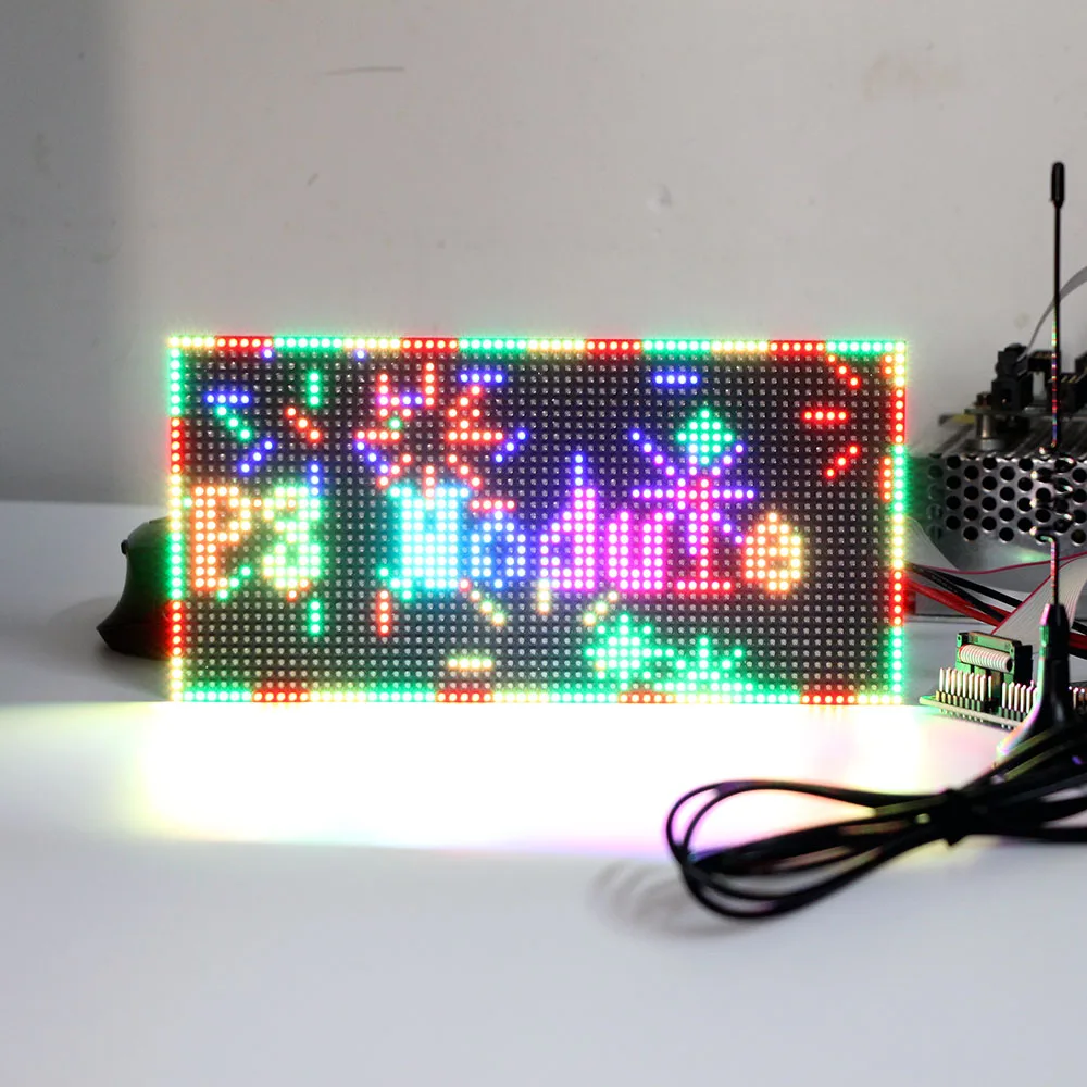 P3 Крытый полноцветный светодиодный модуль дисплея 192 мм x 96 64*32 пикселей SMD 3 в 1 RGB P4
