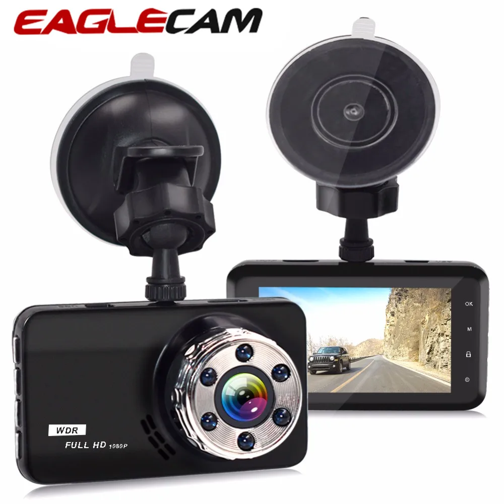 

Eaglecam Автомобильный видеорегистратор Full HD 1080p Novatek 96223 Автомобильная камера T638 записывающее устройство черный ящик 170 градусов 6G объектив Суп...