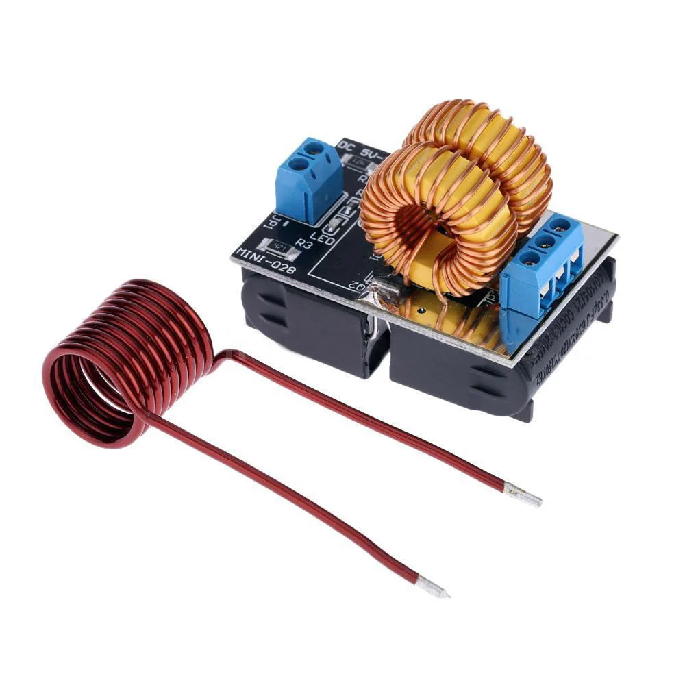 

Комплект из 3 предметов, Распродажа 5V-12V низшее Напряжение звс индукционный нагрев Питание модуль + нагревателя