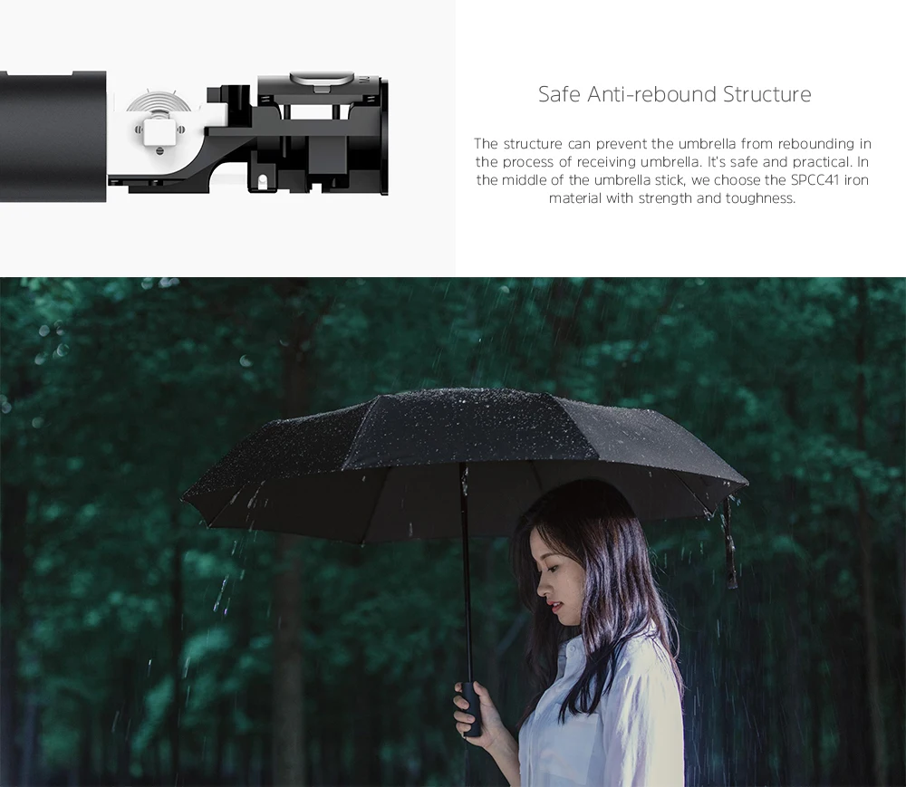 Xiaomi Mijia автоматический Солнечный дождливый алюминиевый Um-brella ветрозащитный водонепроницаемый УФ-зонтик для мужчин и женщин летний зимний солнцезащитный козырек