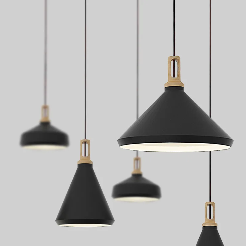 Фумат алюминиевый абажур подвесные светильники Современный простой