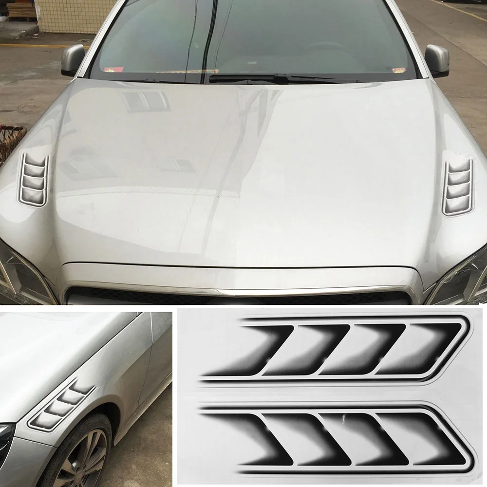2 шт./компл. универсальные автомобильные 3D наклейки Акула s и Переводные картинки
