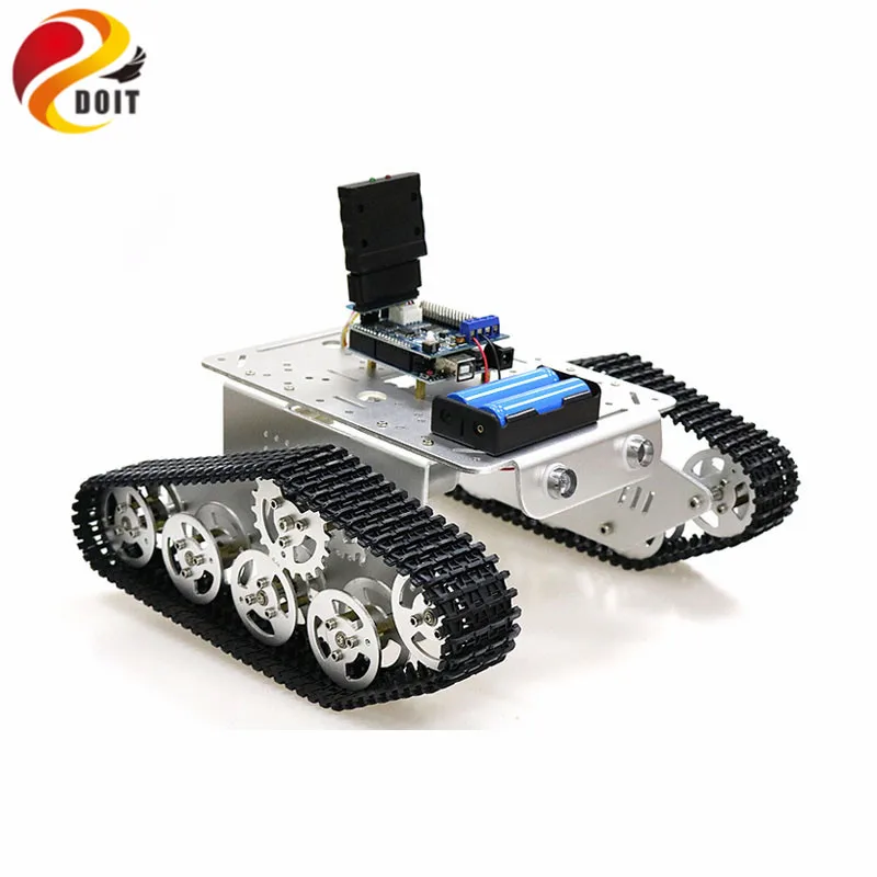 T300 ручка/Bluetooth/Wi-Fi RC Управление Робот Танк шасси автомобиля Комплект для Arduino с UNO R3, 4 дорожный плате водитель мотора, модуль Wi-Fi