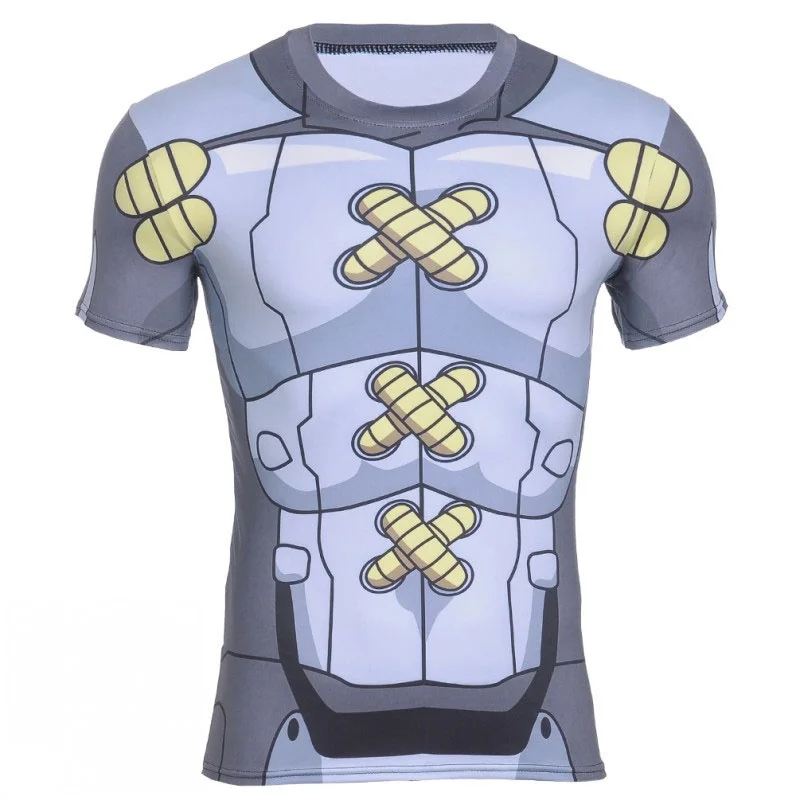 Классическая мужская футболка с короткими рукавами персонажами аниме Camiseta Digimon