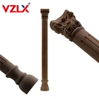 Резьба по дереву деревянная миниатюрная Неокрашенная мебель шкаф декоративные фигурки Аппликация Украшение дома формовочный камин