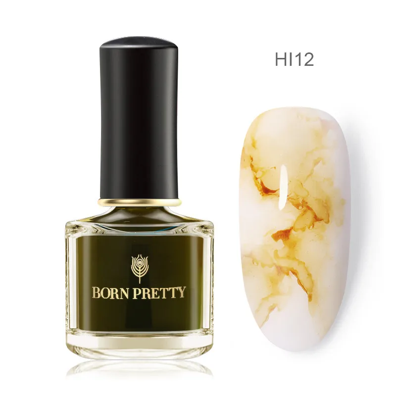 BP-HI12 BORN PRETTY Nail Art Цветущий лак для ногтей цветок лак для ногтей Живопись лак Декоративный Лак для ногтей DIY дизайн Lak Na Nehty 6 мл - Цвет: BP-HI12