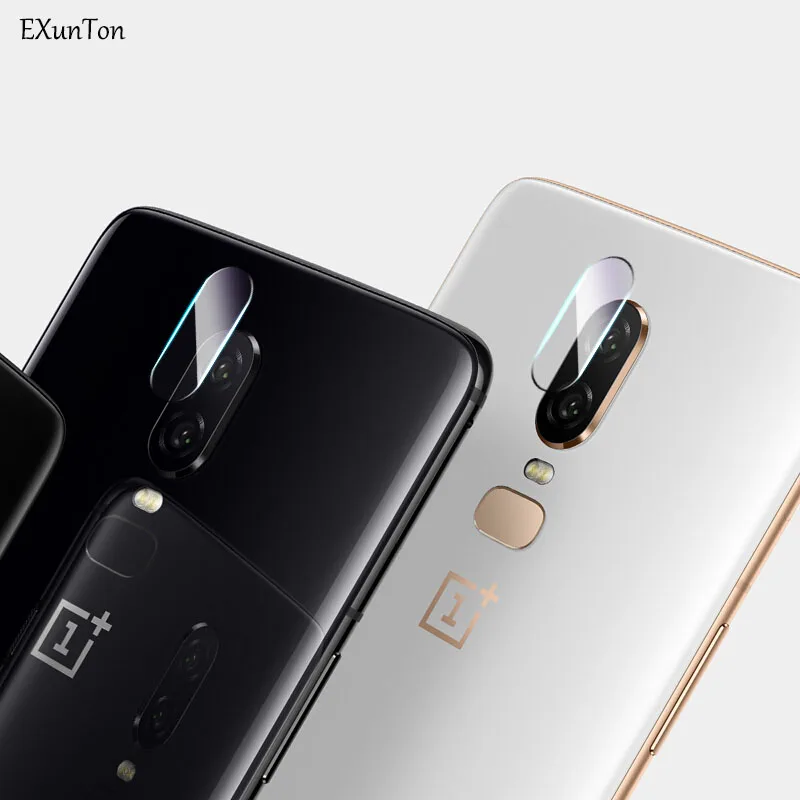 EXUNTON 2 шт объектив камеры протектор экрана для Oneplus 6 T Oneplu6 мягкая задняя камера