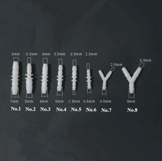 10 шт./партия силиконовый шланг соединение POM прямой шарнир редуктор Юнион тройник