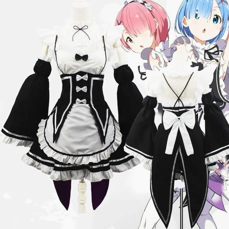 Аниме Re: zero Kara Hajimeru Isekai костюм Seikatsu летнее платье для костюмированной вечеринки