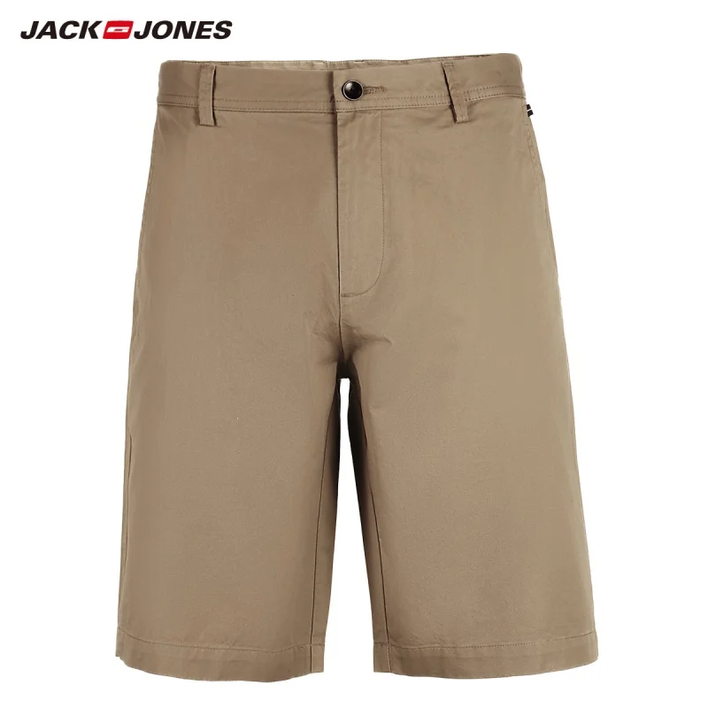 JackJones мужские 100% хлопковые свободные деловые повседневные шорты до колена | 219115513