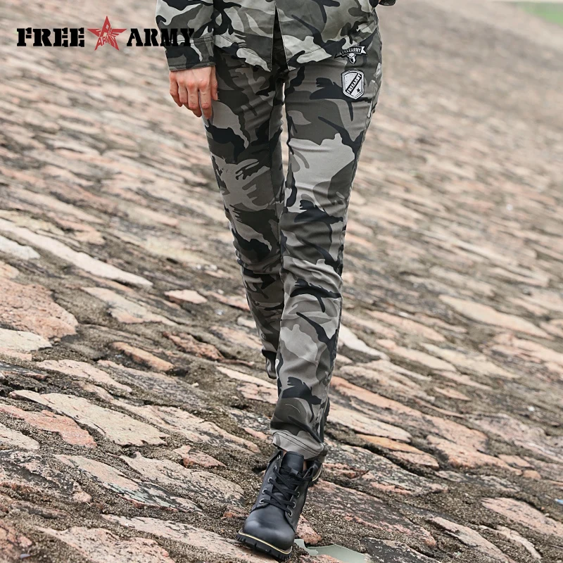 Новинка 2018 женские камуфляжные эластичные брюки облегающие модные брендовые