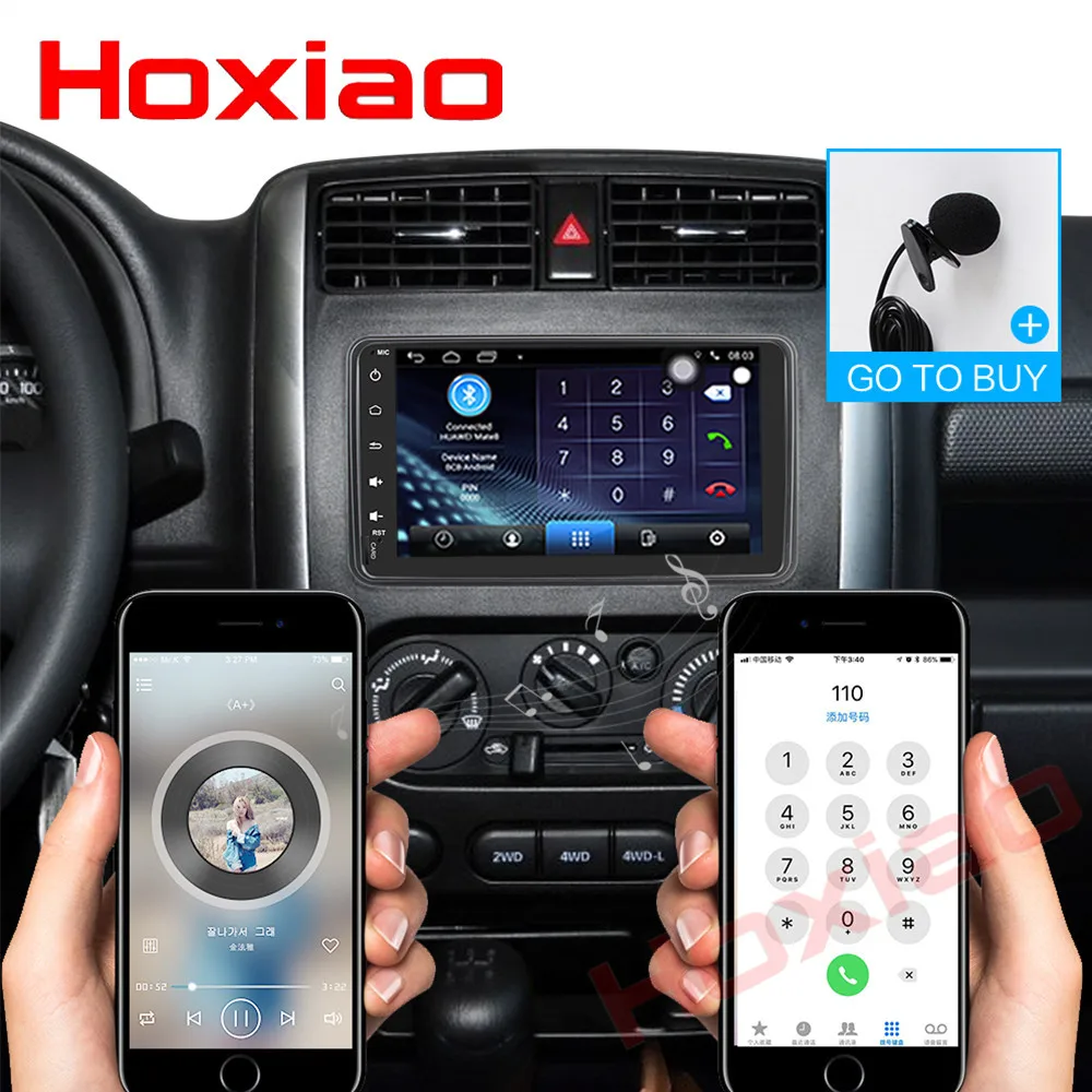 Hoxiao Android 6 0 для SUZUKI JIMNY 2007-2015 GPS HD мультимедийный плеер карта навигации WIFI ROS BT без DVD