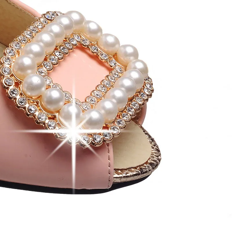 Женская обувь летние женские туфли-лодочки с открытым носком на высоком каблуке