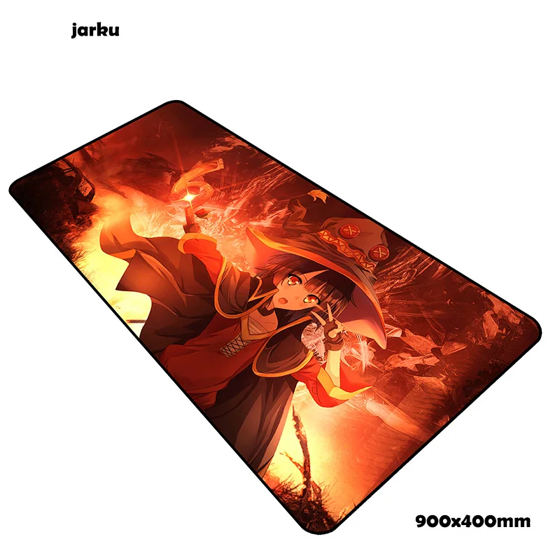 size 900x400x2mm Megumin коврик для мыши 900x400 мм, коврики для мыши на день рождения, лучший игровой коврик для мыши для геймера, красивые персонализированные коврики для мыши, клавиатура, коврик для ПК - Цвет: size 900x400x2mm