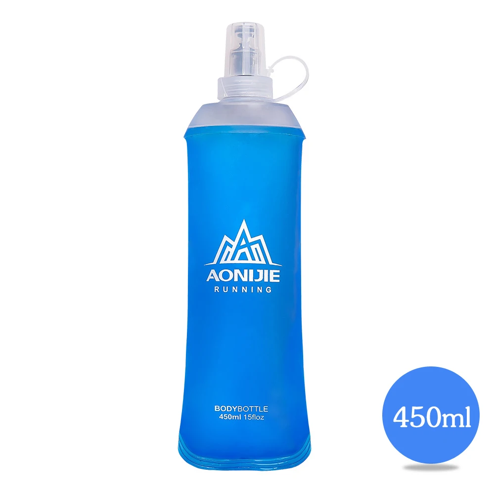 SD19-R450ML Мягкая Спортивная фляжка для бега AONIJIE, мягкая складная фляжка из ТПУ, сумка для воды Marathon 200 мл 250 мл 350 мл 600 мл - Цвет: SD19-R450ML