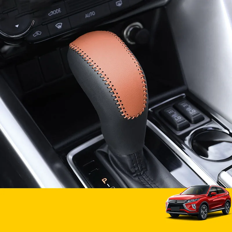 Универсальная ручная кожаная ручка переключения передач рычаг для стайлинга