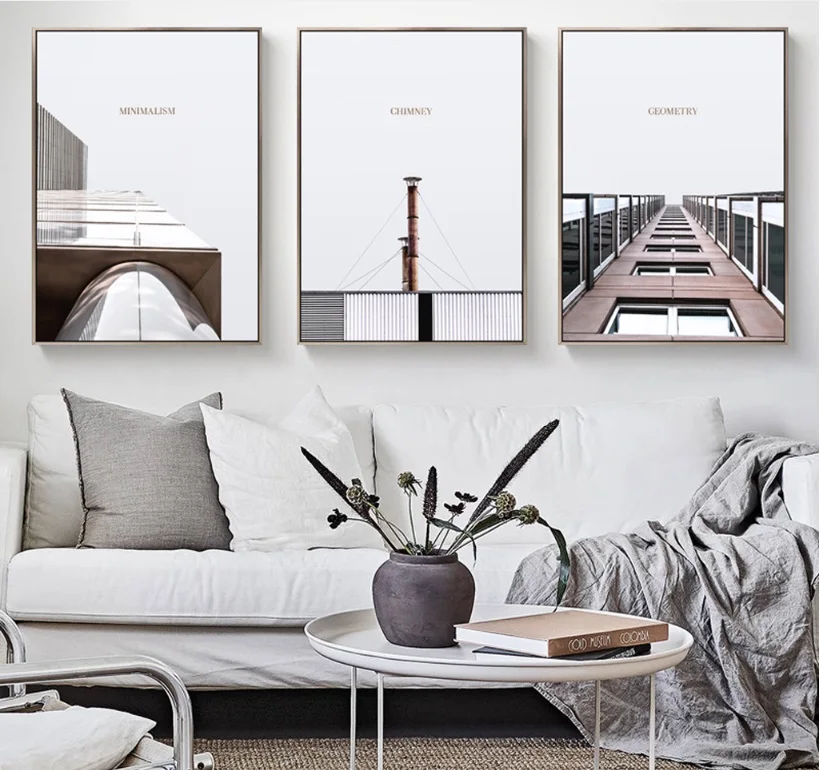 Скандинавские современные архитектурные мосты 3 шт. украшение для гостиной
