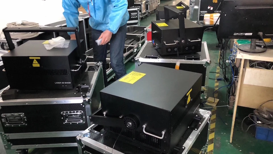Flightcase+ Лазерный свет человека RGB 10 Вт лазерная танцевальная система 10 Вт многоцветная шоу лазерных людей прожектор dmx Диско Огни sd ILDA dmx