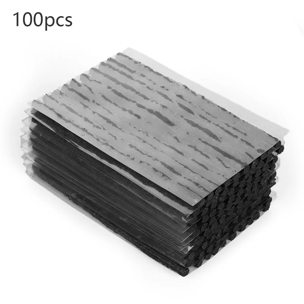 100Pcs 30/50/100 шт мини-камера для автомобиля мотоцикла бескамерные шины для этиленового пропилен-каучука прокладки разъем прокол шин полезный Черный Ремонт мебель для куклы - Цвет: 100Pcs