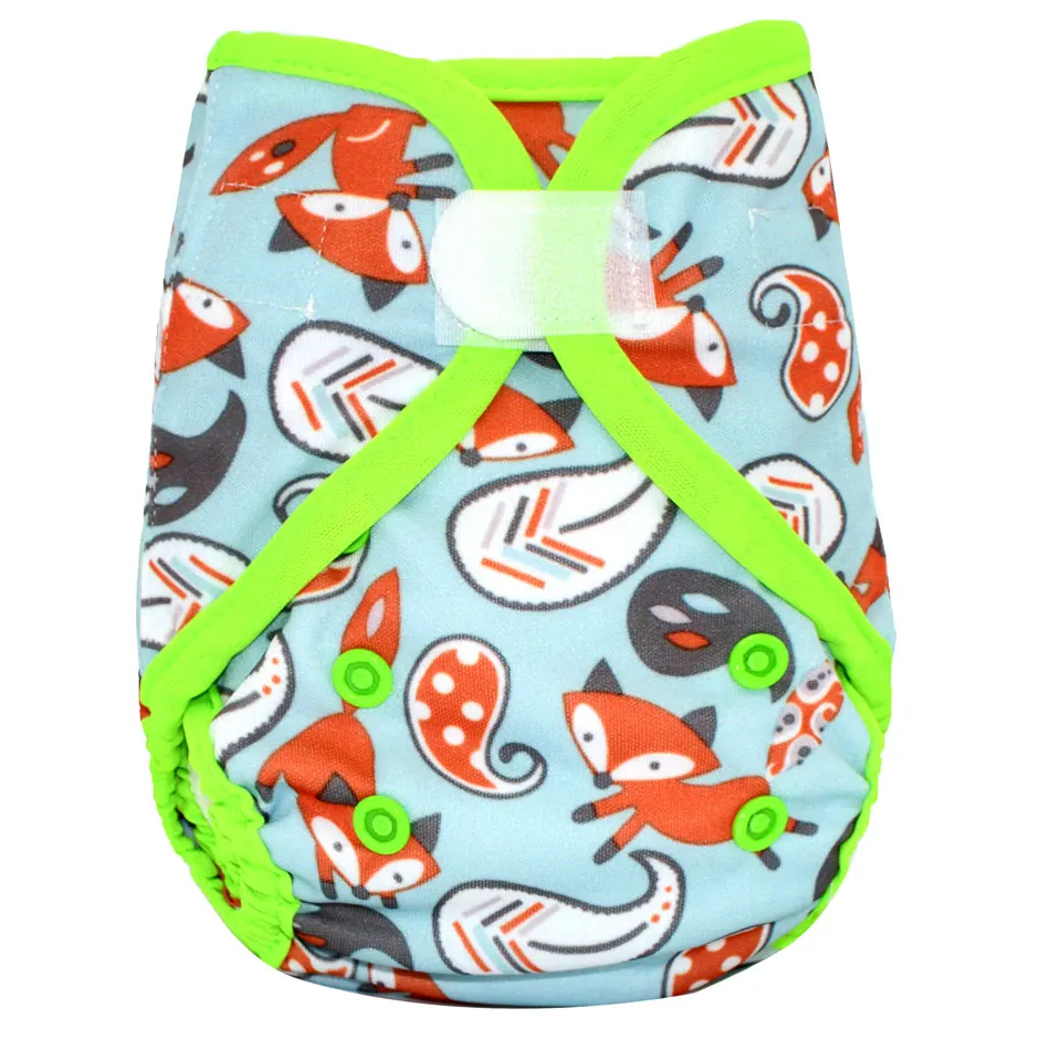 ef41 Miababy NBS тканевые подгузники, моющиеся и многоразовые тканевые подгузники, подходят для детей 3-9 кг или 0-6 месяцев - Цвет: ef41