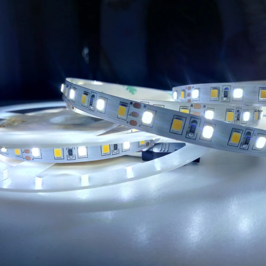 5 м 2835 SMD RGB светильник/120 светодиодов/м S образная Светодиодная лента e теплый белый