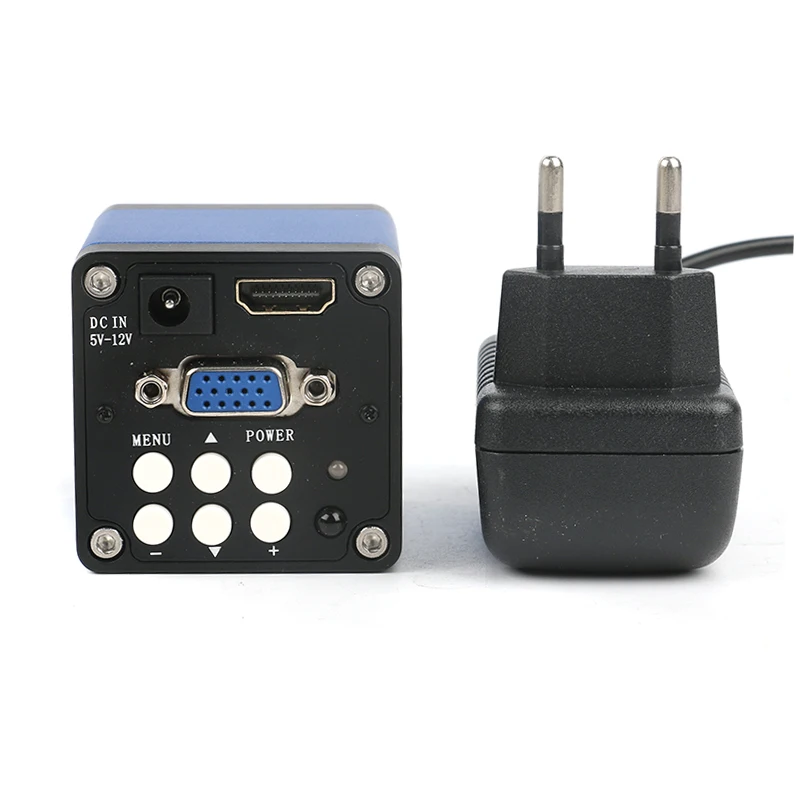 13MP VGA HDMI HD монокулярный микроскоп цифровой объектив камеры+ 56 светодиодный светильник-кольцо+ большая стойка для верстака ремонт пайки телефона