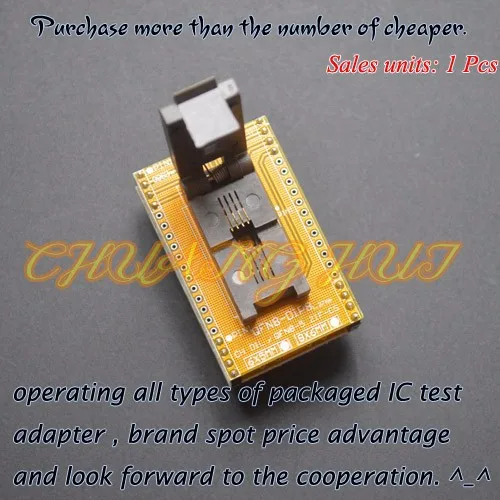 QFN-0808-01 адаптер QFN8/D8 WSON8-DIP8 Адаптер для программирования DFN5x6A-8 тестовое гнездо