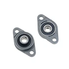 4 шт., диаметр 8 мм, диаметр отверстия из цинкового сплава, Шариковая ромбовидная вставка, опорный подшипник KFL08 KFL000 KFL001 KFL002