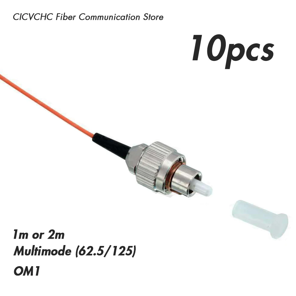 10 шт. FC/UPC-Multimode (62 5/125)-OM1-0.9mm Cable-1m или 2 м/волоконно-оптический свиной хвост |
