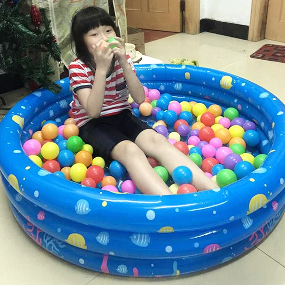 Надувной бассейн детский бассейн Piscina портативный открытый детский бассейн Ванна детский мяч яма вода играть игрушки для младенцев игровой дом