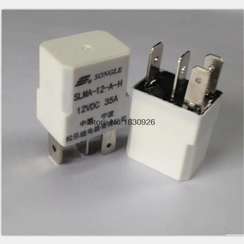 

5pcs/lot Car violet relay for KIA 12V 35A SONGLE 4 Pins White color